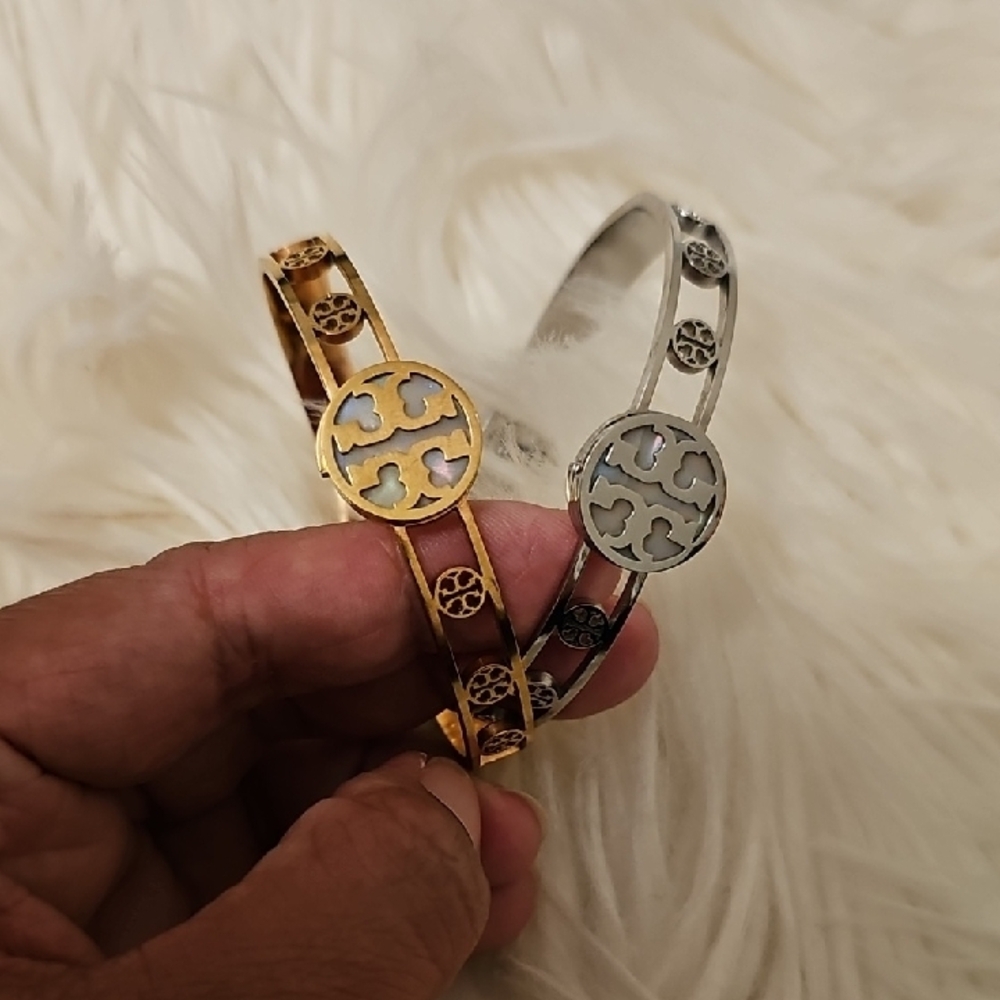 Tory BURCH Elegant Gold and Silver Women's Bracelets